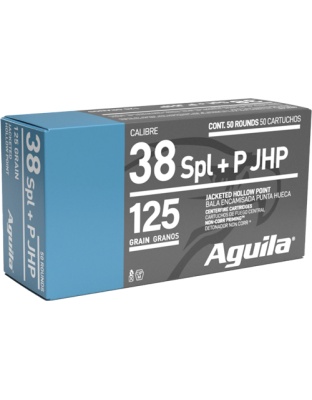 AGUILA 38 SPECIAL 125GR JHP
