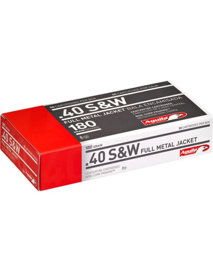 AGUILA 40 SW 180GR FMJ-FN