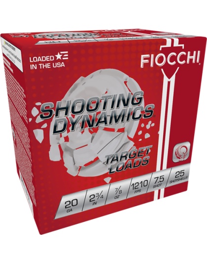 FIOCCHI 20GA 2.75" 7/8OZ #7.5