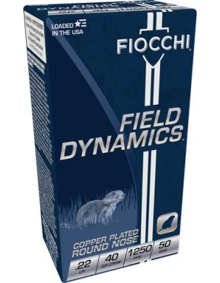 FIOCCHI 22LR 40GR PLATED SOLID