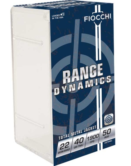FIOCCHI 22WMR 40GR FMJ 1910FPS