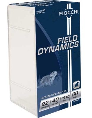 FIOCCHI 22WMR 40GR JHP 1910FPS
