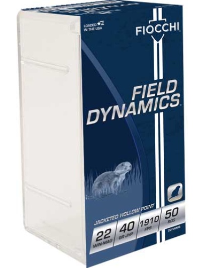 FIOCCHI 22WMR 40GR JHP 1910FPS