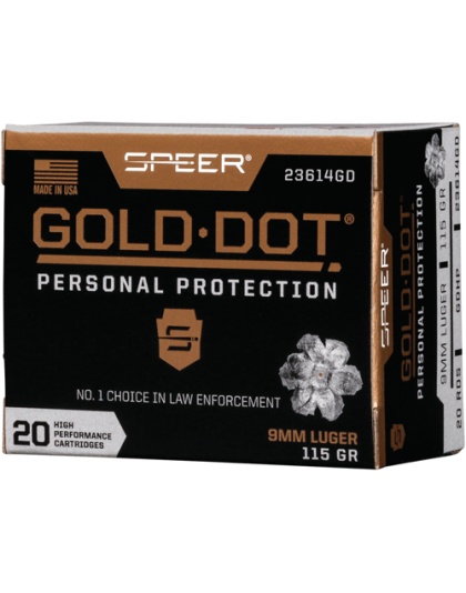 SPEER GOLD DOT 9MM LUGER