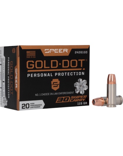 SPEER GOLD DOT 30 SUPER CARRY