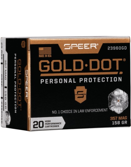 SPEER GOLD DOT 357 MAG 158GR