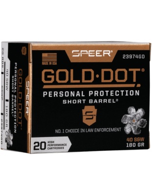 SPEER GOLD DOT 40 SW 180GR