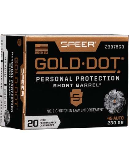 SPEER GOLD DOT 45 ACP 230GR