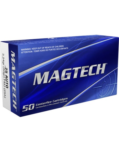 MAGTECH 25 ACP 50GR FMJ