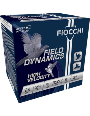 FIOCCHI 28GA 2.75" 3/4OZ #6