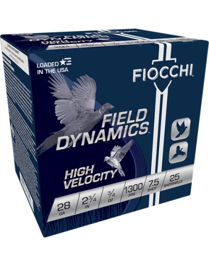 FIOCCHI 28GA 2.75" 3/4OZ #7.5