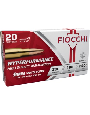 FIOCCHI 300 WIN MAG 190GR HPBT