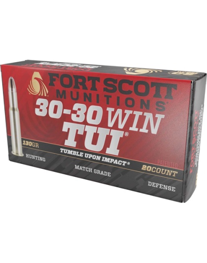 FORT SCOTT 30-30 WIN 130GR TUI