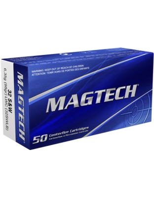 MAGTECH 32 S&W LONG 98GR LEAD