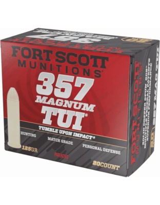 FORT SCOTT 357 MAG 125GR TUI