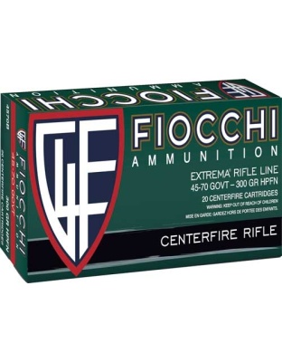 FIOCCHI 45-70 GOV 300GR HP-FN