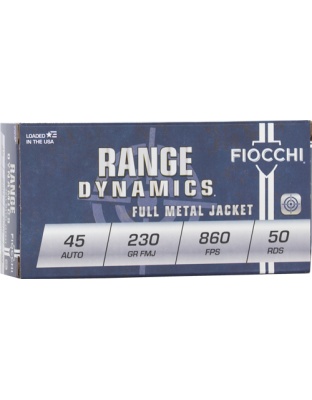 FIOCCHI 45 ACP 230GR FMJ