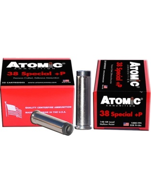 ATOMIC 38 SPECIAL +P 148GR WC