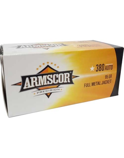 ARMSCOR 380 ACP 95GR FMJ