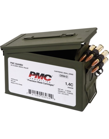 PMC 50 BMG AMMO CAN 660GR