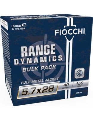 FIOCCHI 5.7X28 40GR FMJ 150RD