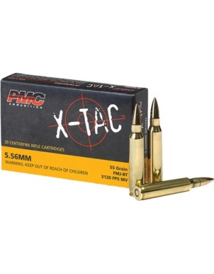 PMC 5.56X45 55GR FMJ-BT