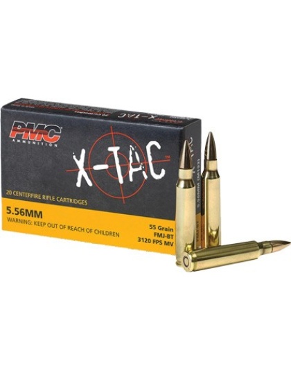 PMC 5.56X45 55GR FMJ-BT