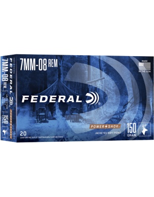 FEDERAL POWER-SHOK 7MM-08 REM