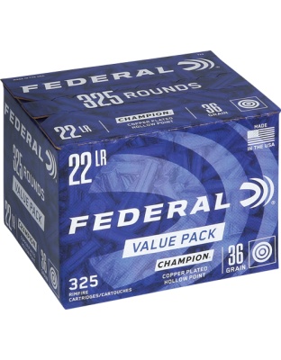 FEDERAL 22LR 36GR HP 1260FPS