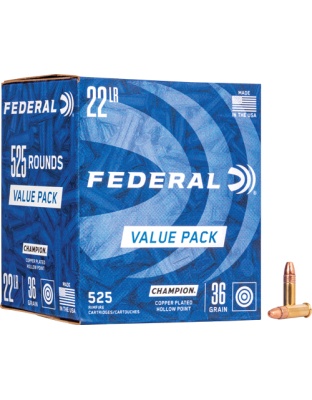 FEDERAL 22LR 36GR HP 1260FPS