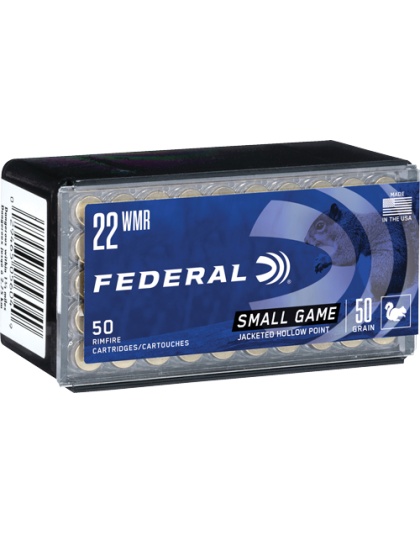 FEDERAL 22WMR 50GR JHP 1530FPS