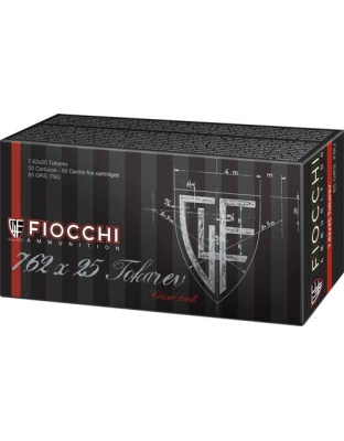 FIOCCHI 7.62X25 TOKAREV