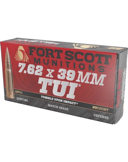 FORT SCOTT 7.62X39 117GR TUI