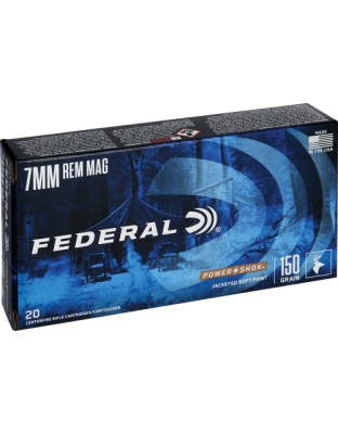 FEDERAL POWER-SHOK 7MM REM MAG