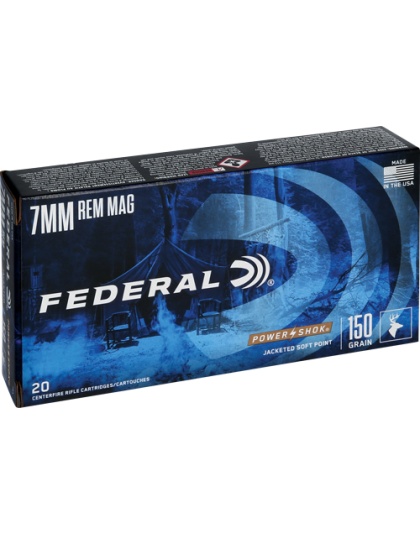 FEDERAL POWER-SHOK 7MM REM MAG