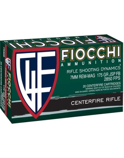 FIOCCHI 7MM REM MAG 175GR