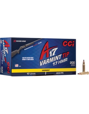 CCI A17 VARMINT TIP 17HMR 17GR