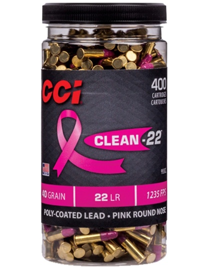 CCI CLEAN 22LR 40GR PINK POLY