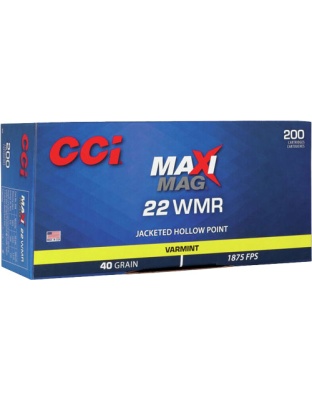 CCI MAXI-MAG 22WMR 40GR JHP