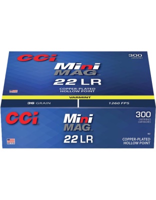 CCI MINI-MAG 22LR 36GR PLATED