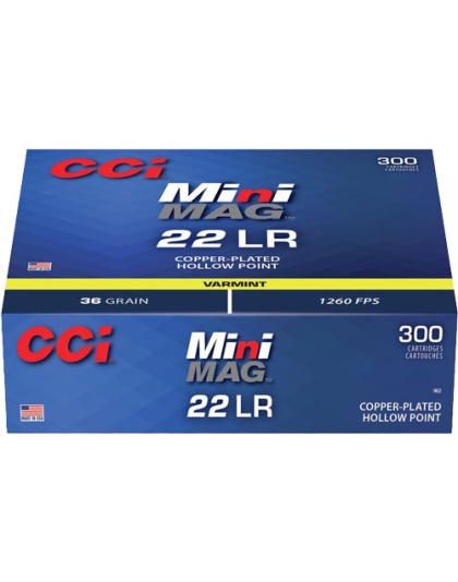 CCI MINI-MAG 22LR 36GR PLATED