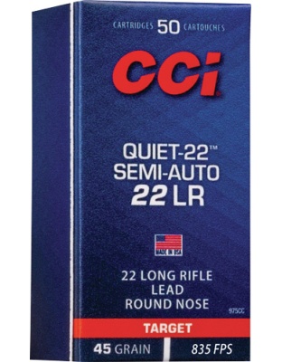 CCI QUIET SEMI-AUTO 22LR 45GR