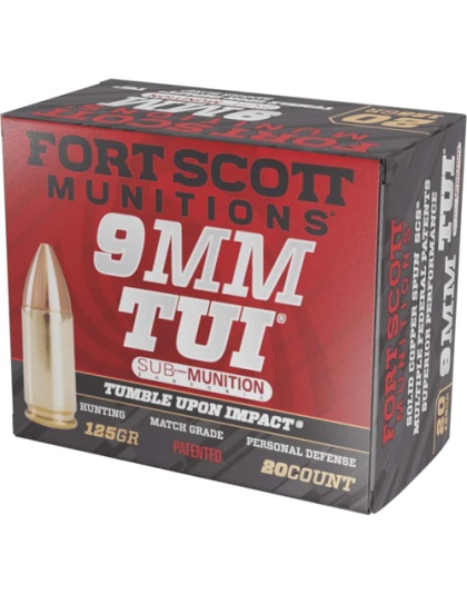 FORT SCOTT 9MM LUGER 125GR TUI