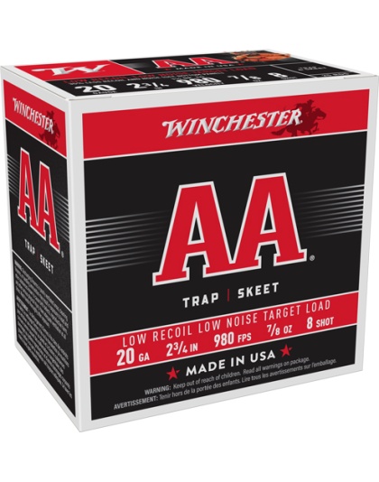 WINCHESTER AA 20GA 2.75" 7/8OX