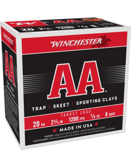 WINCHESTER AA 20GA 2.75" 7/8OZ