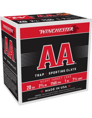 WINCHESTER AA 20GA 2.75" 1OZ