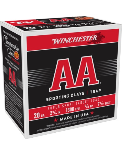 WINCHESTER AA 20GA 2.75" 7/8OZ