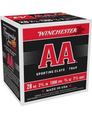 WINCHESTER AA 28GA 2.75" 3/4OZ