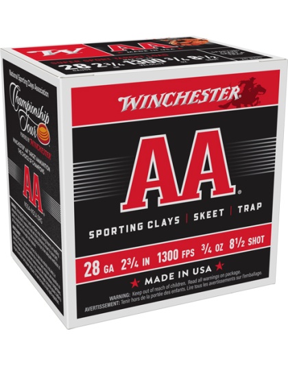 WINCHESTER AA 28GA 2.75" 3/4OZ