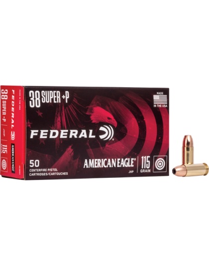 FEDERAL AE 38 SUPER +P 115GR